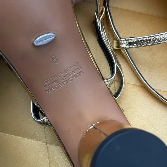 Tony Bianco Gold Sandals - Picture 6 of 12